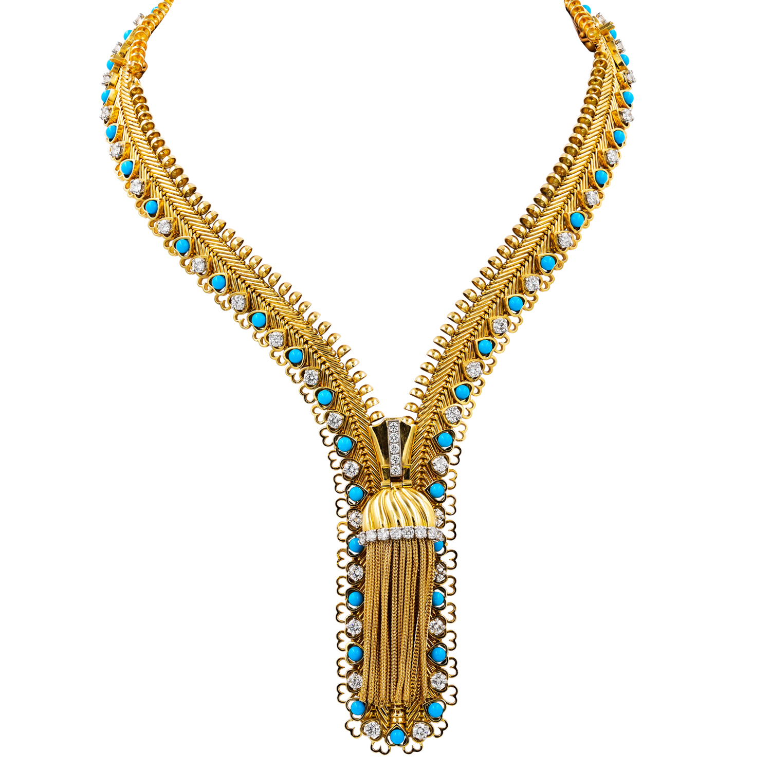 A Brief History of the Zip Necklace | The Original Miami Beach Antique Show